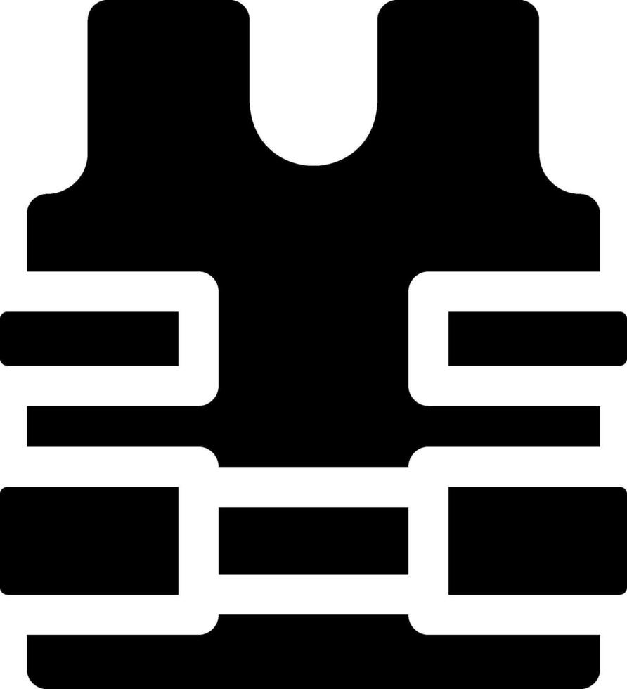 Life vest icon vector