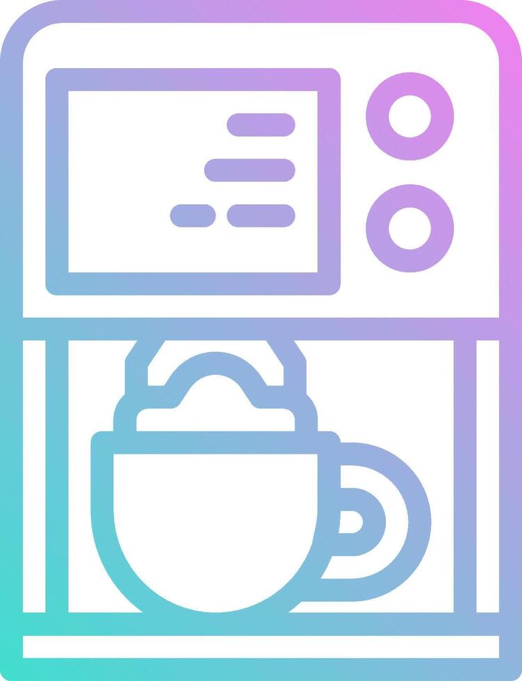 Coffee maker icon vector