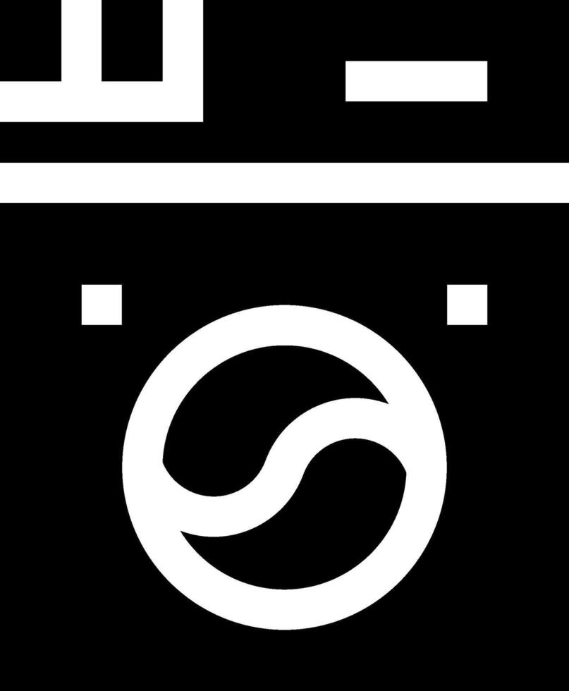 A black and white logo with a camera vector