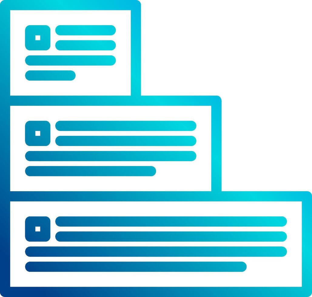 A stack of books with a blue icon vector
