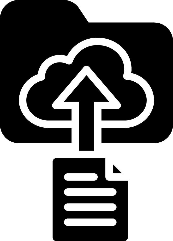 Cloud storage icon vector