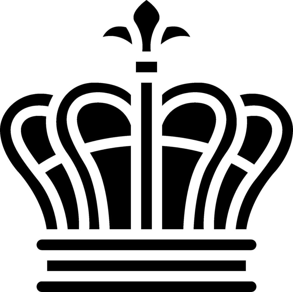 A crown with a crown on top of it vector