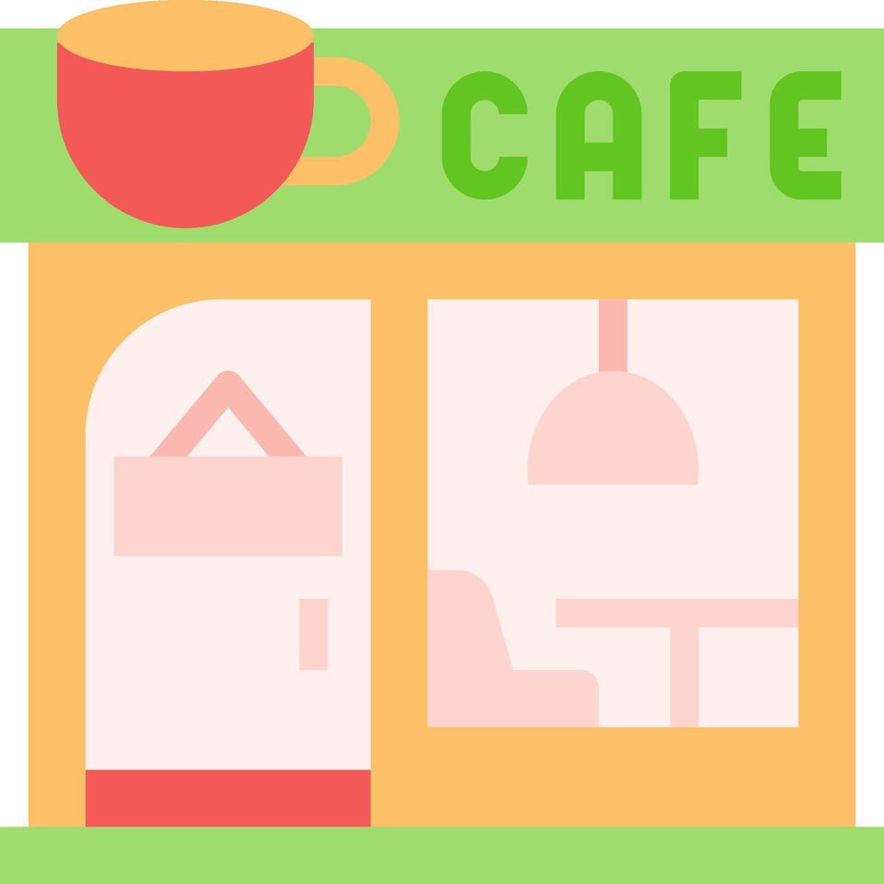 Cafe illustration design vector