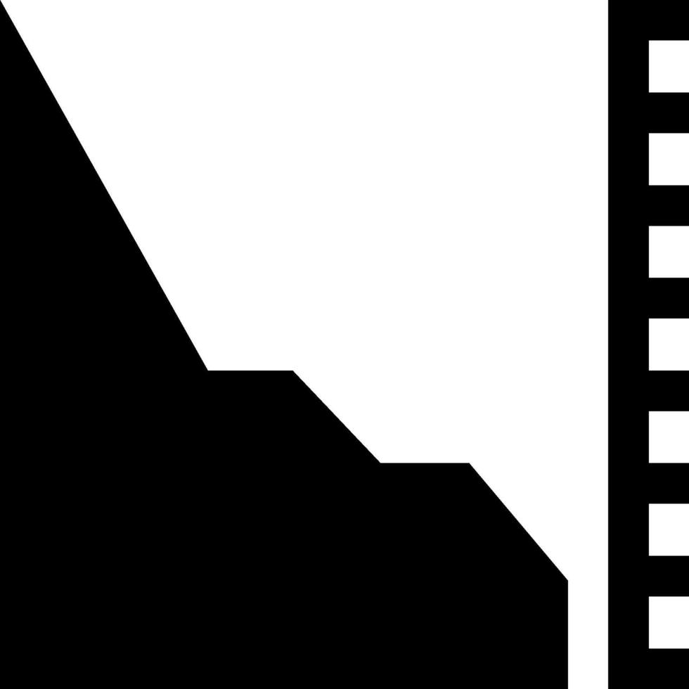 A black and white film strip with a white background vector