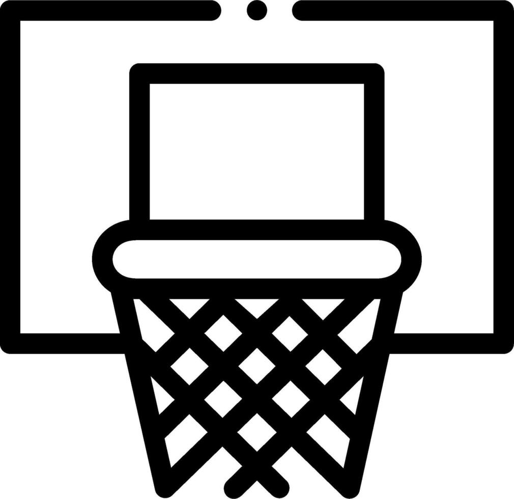 Basketball hoop icon vector