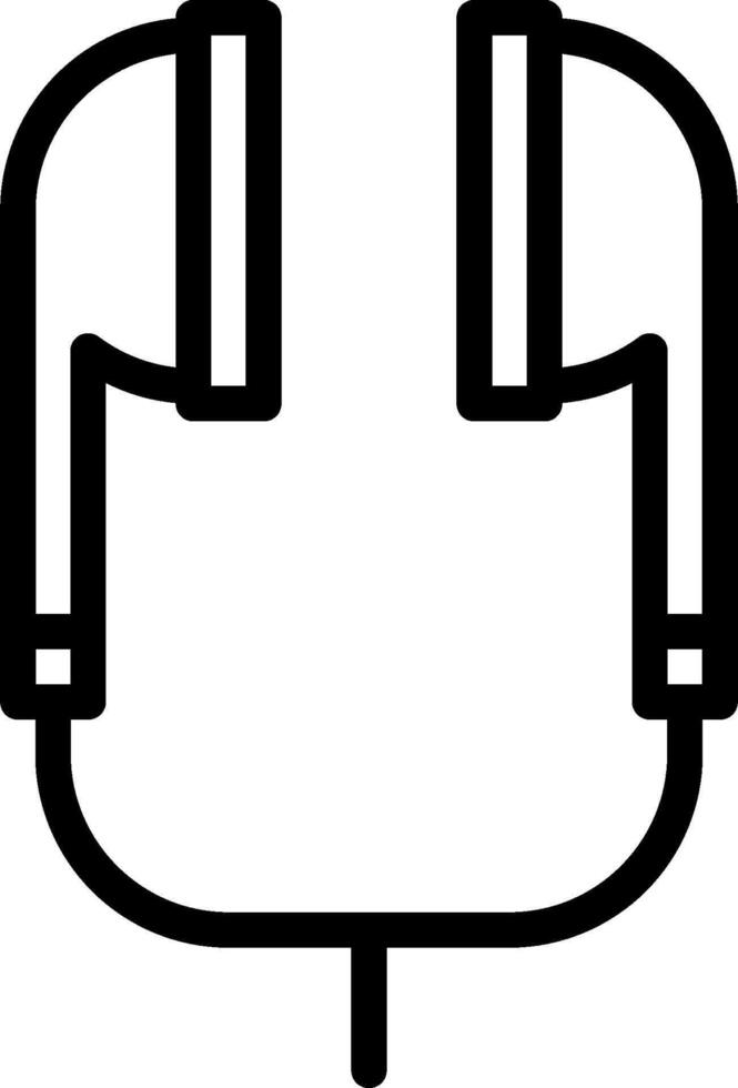 A black and white icon of a backpack vector