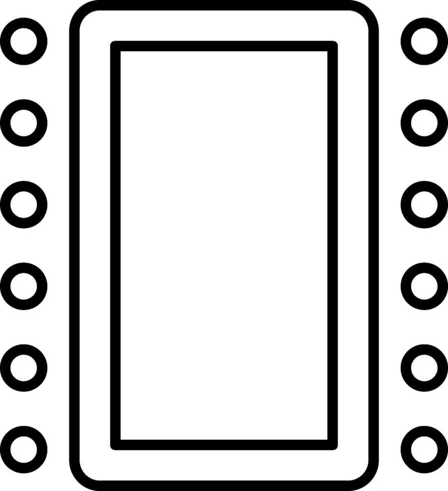 A black and white image of a circuit board vector