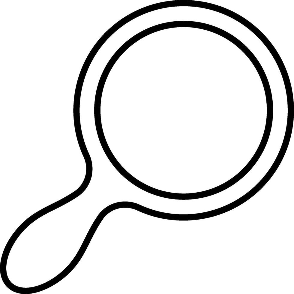 Magnifying glass icon vector