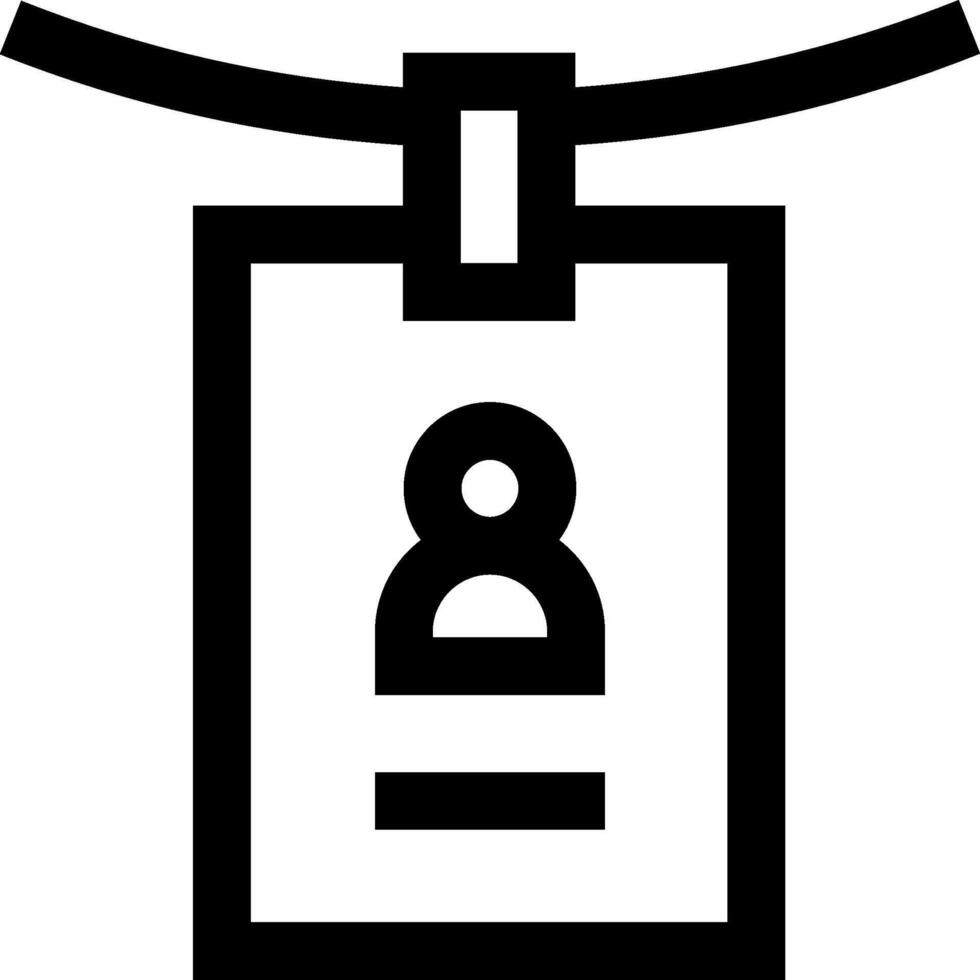 A black and white image of a key with a number 8 vector