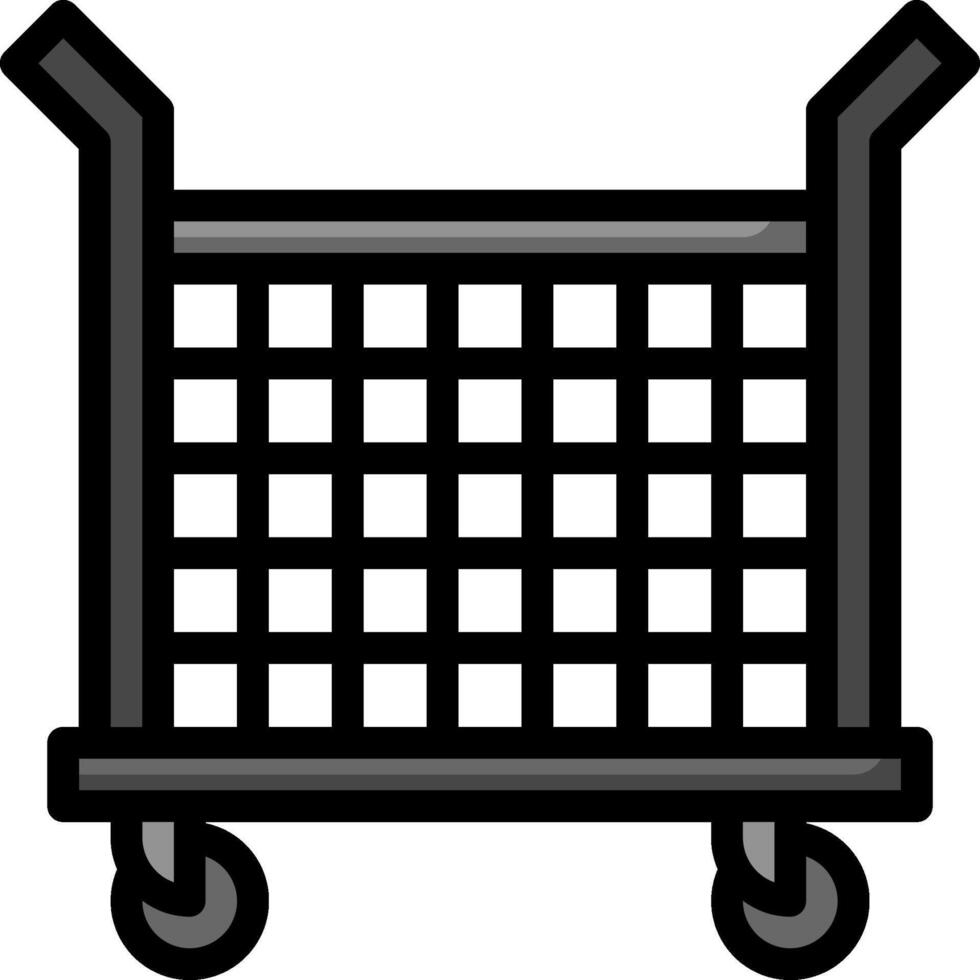 A shopping cart icon on a white background vector