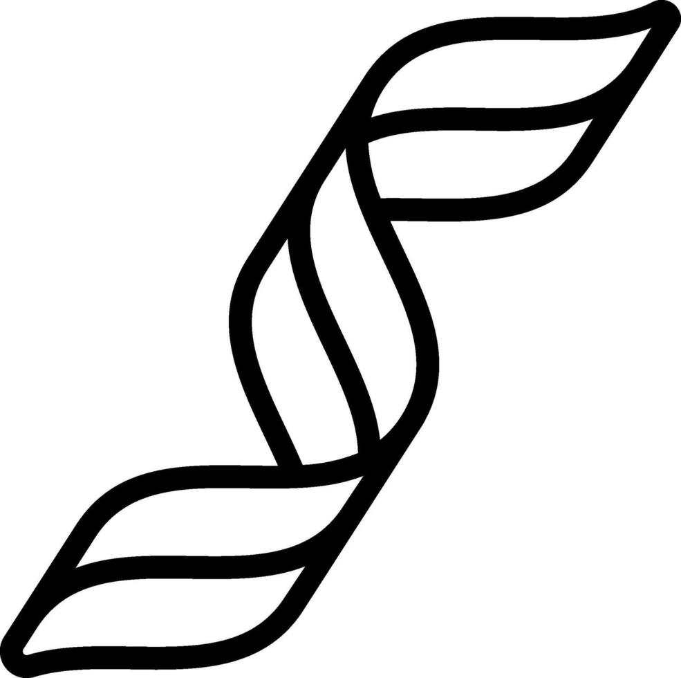 A black and white drawing of a spiral vector
