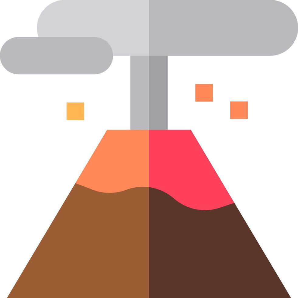 Volcano illustration design vector
