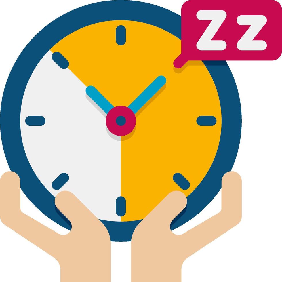 A clock with a speech bubble next to it vector