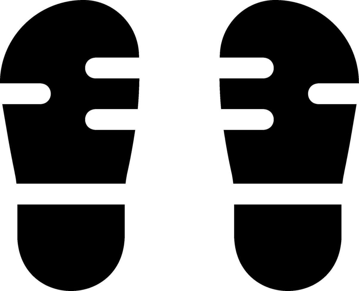 Shoes icon with black and white stripes vector