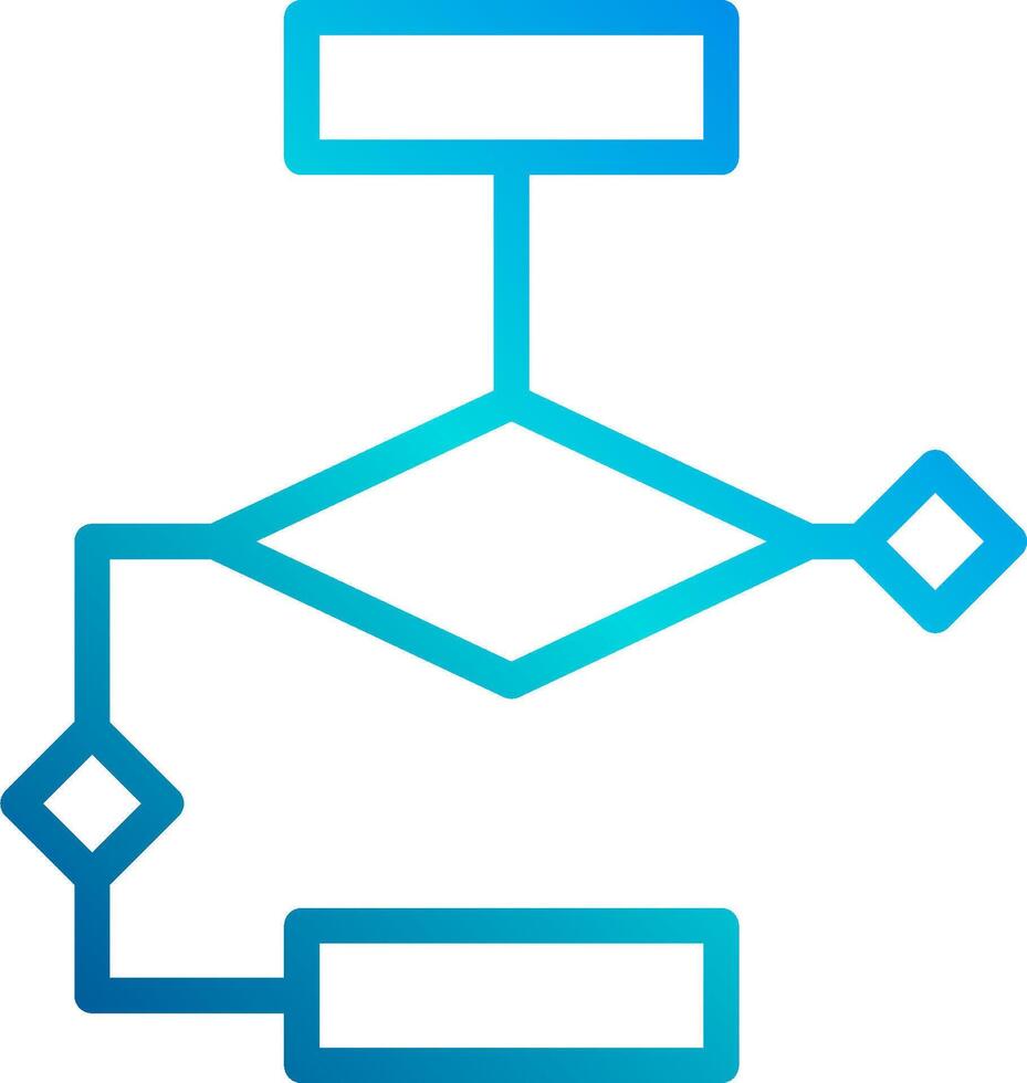 A blue and white diagram of a network vector