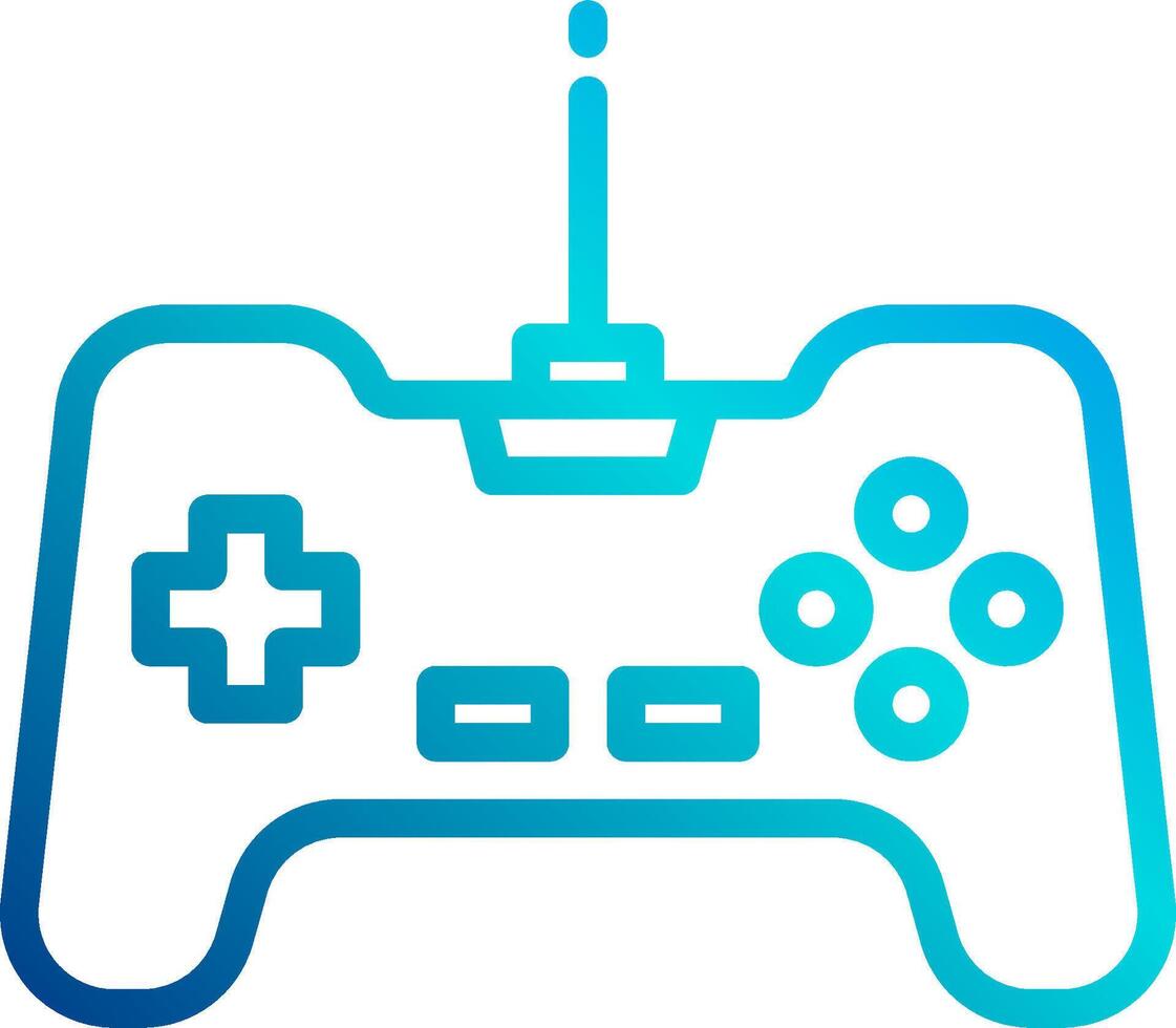 A game controller icon on a white background vector