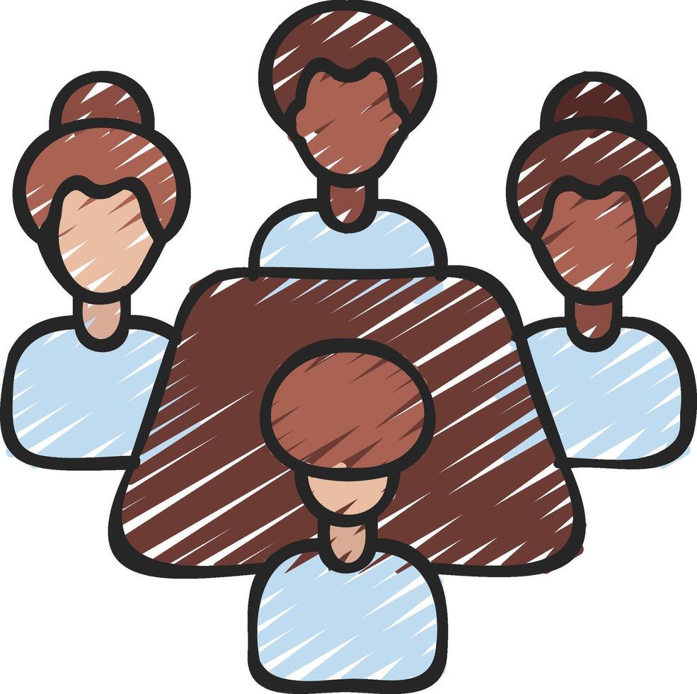 People meeting icon illustration vector