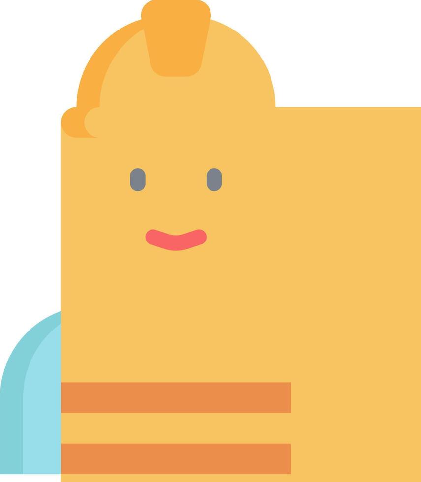 A man in a yellow construction hat holding a piece of paper vector