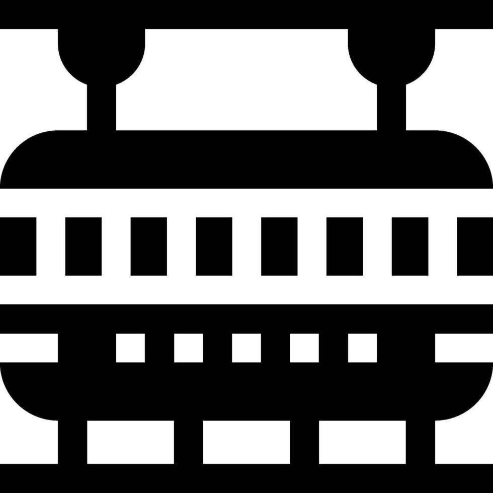 A black and white train icon vector