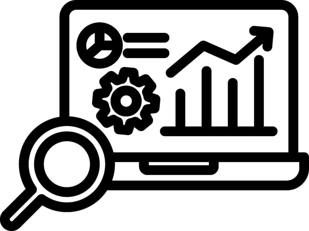 Search engine optimization icon vector