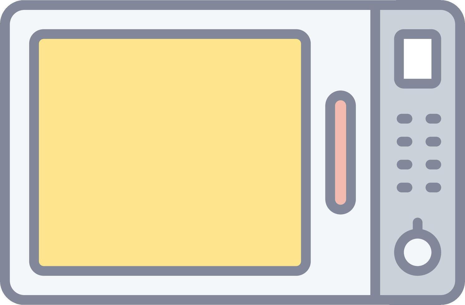 Microwave oven icon illustration design vector