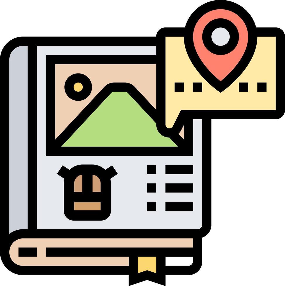 Map icon illustration vector