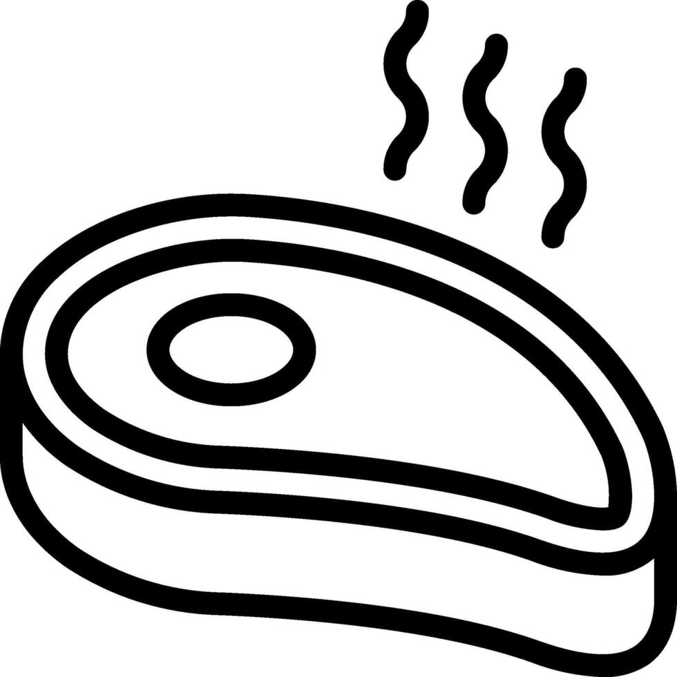 Steak illustration design vector