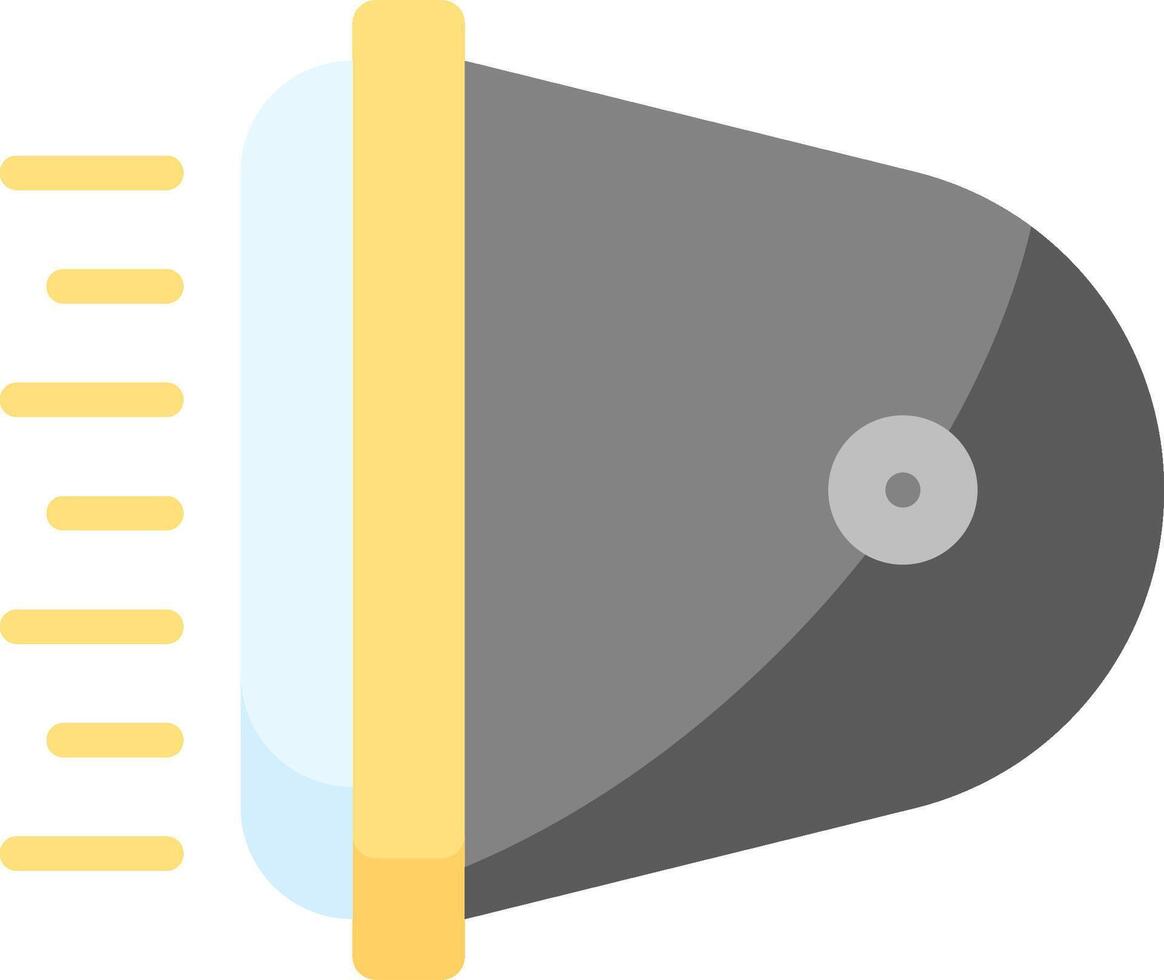 A yellow and black light bulb with a white background vector