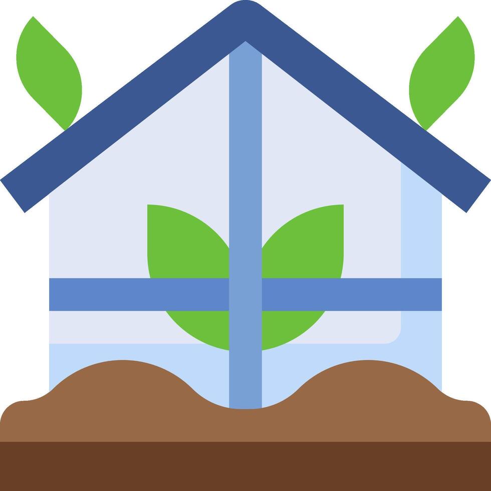 A house with a plant growing out of it vector