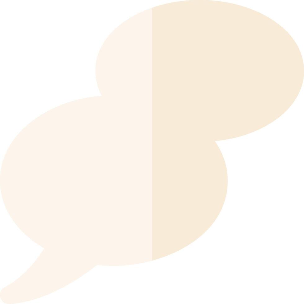 Two speech bubbles on a white background vector