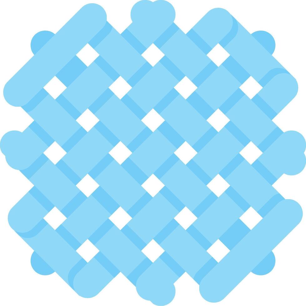 A blue pattern with a square shape vector