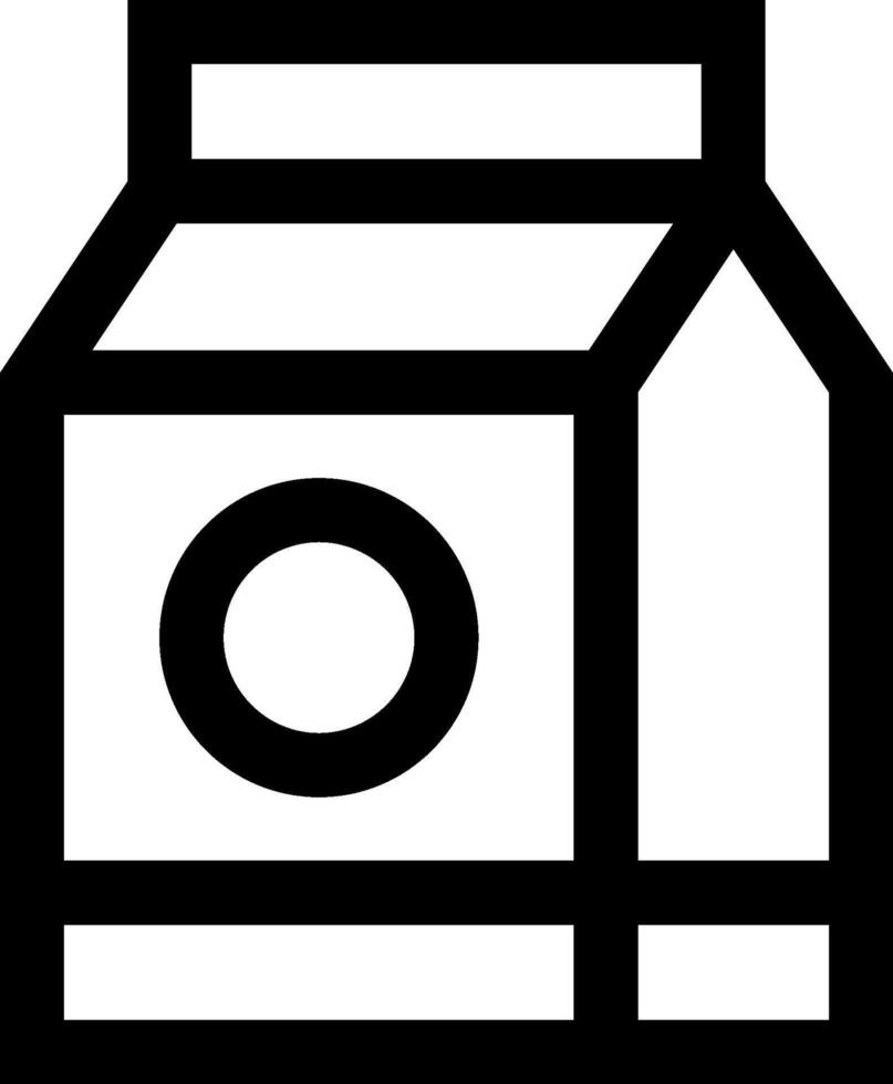 Milk carton icon vector