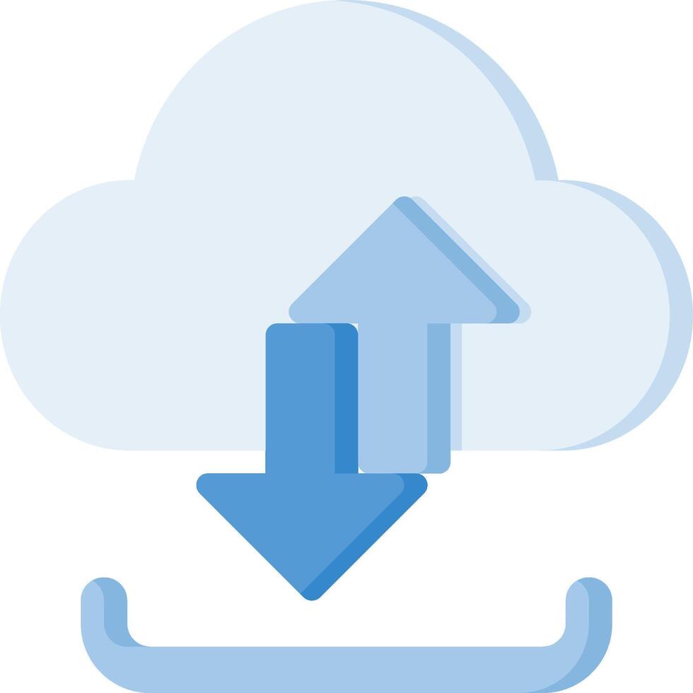 Cloud storage icon vector