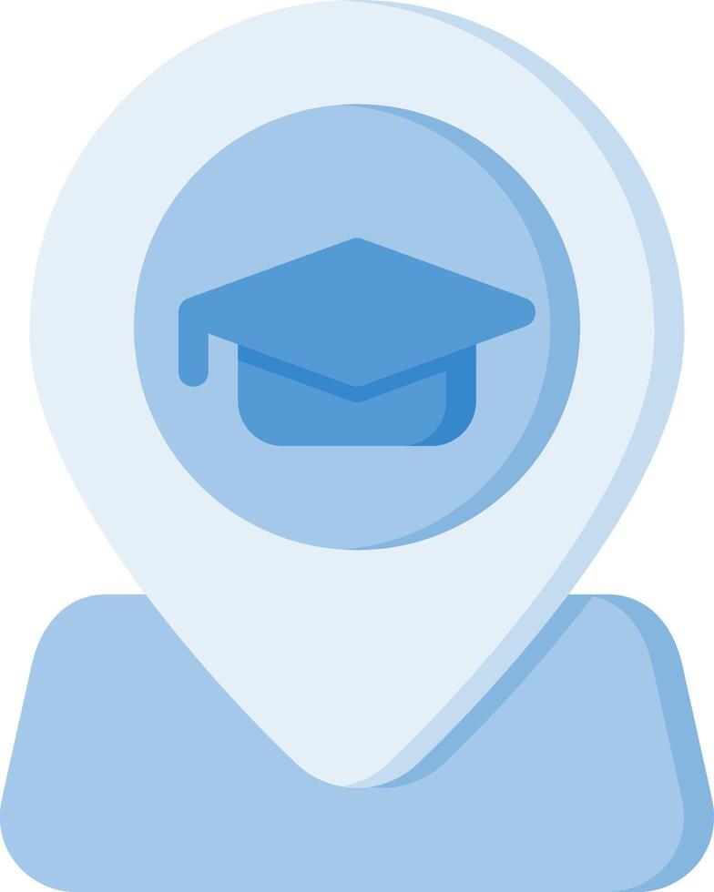 Graduation cap icon vector