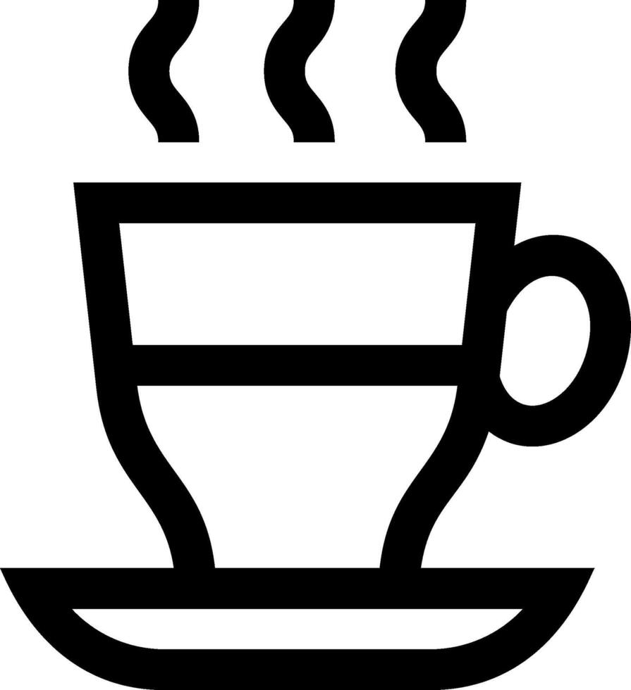 Coffee cup icon vector