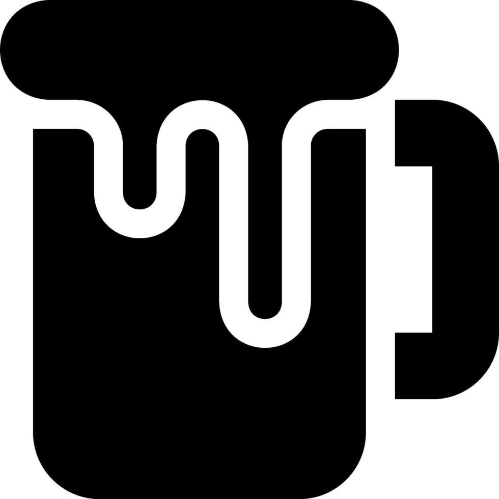 Beer mug icon illustration vector