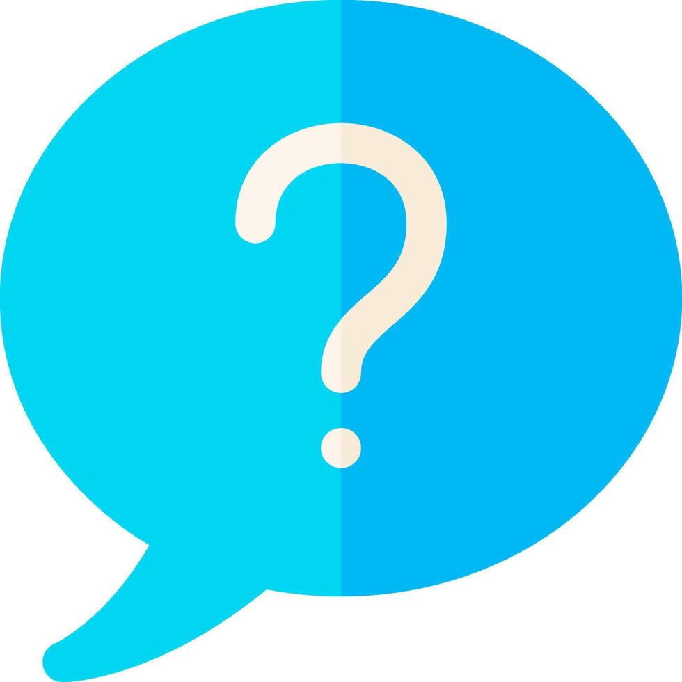 Question mark icon vector