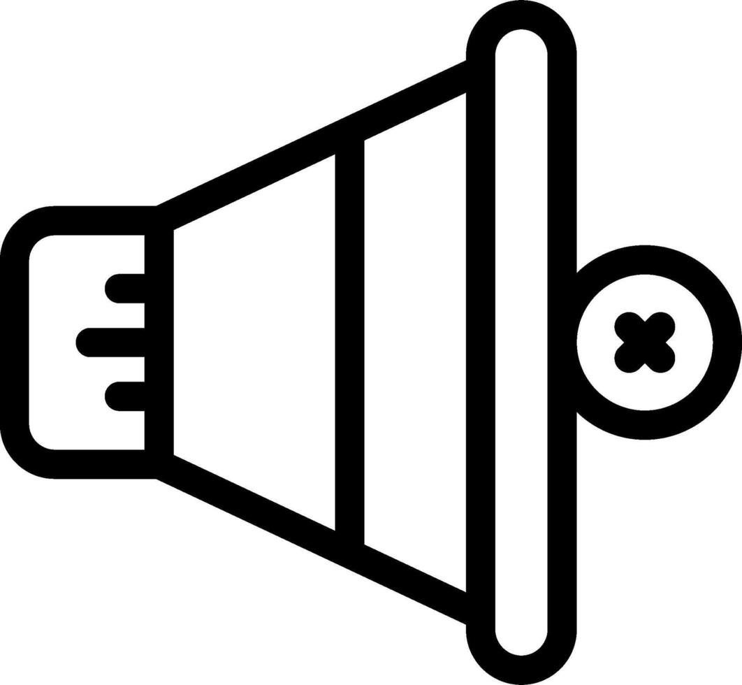 A black and white image of a speaker vector