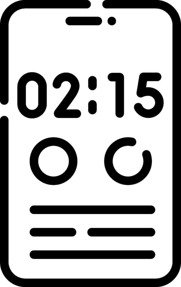 A black and white image of a clock with the time vector