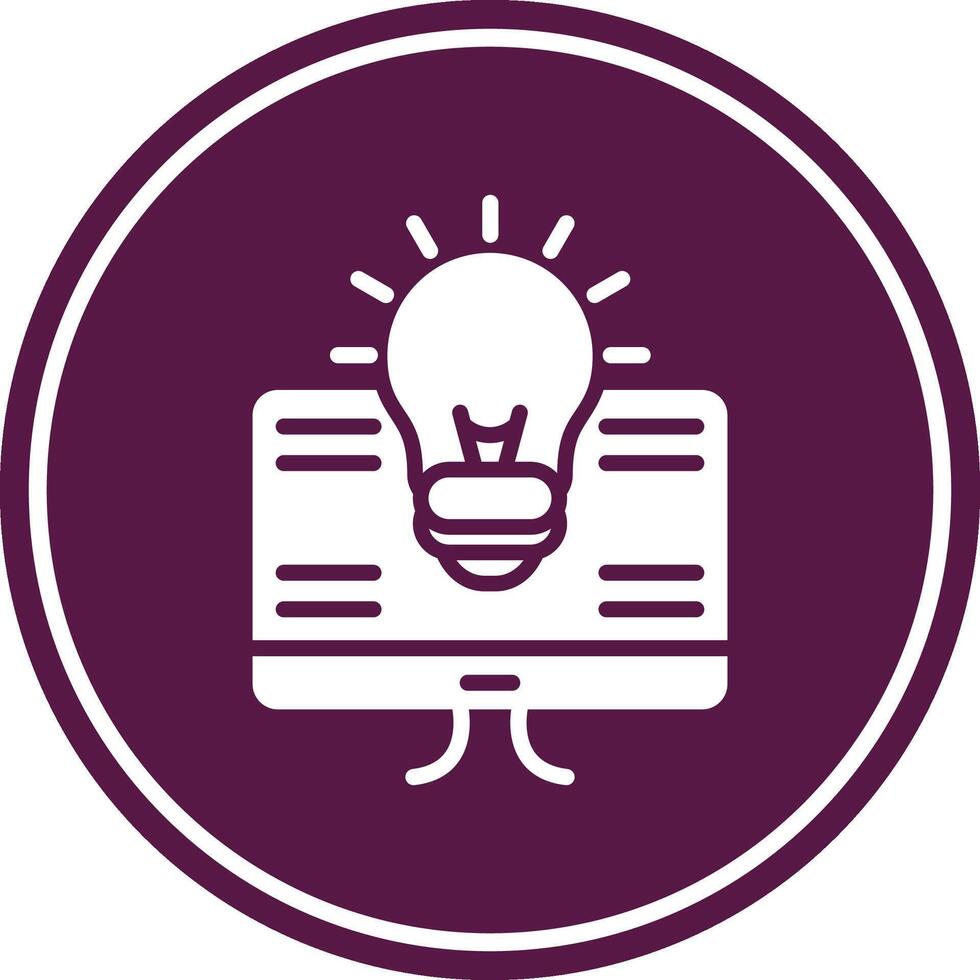 Idea Circle Icon vector