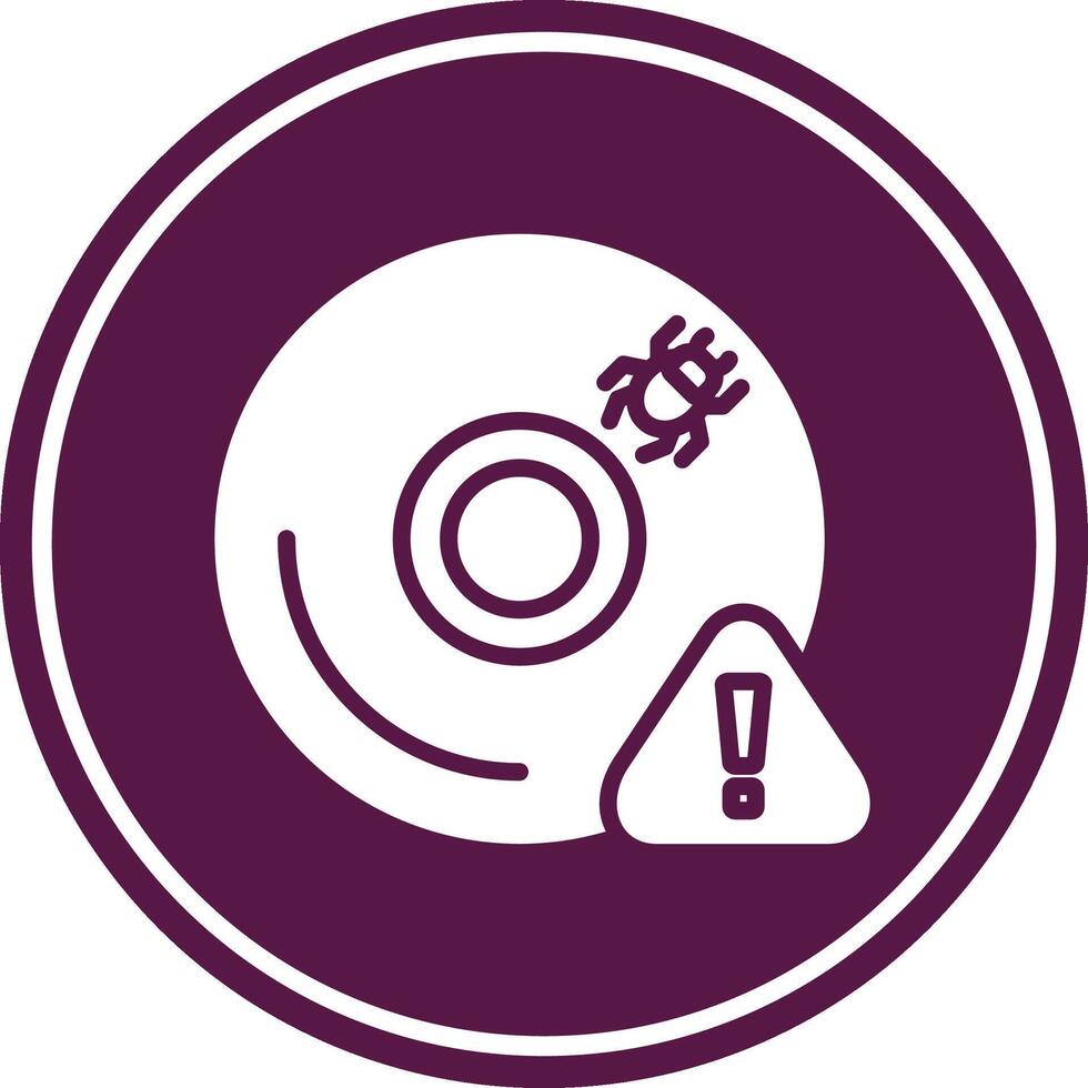 CD Circle Icon vector