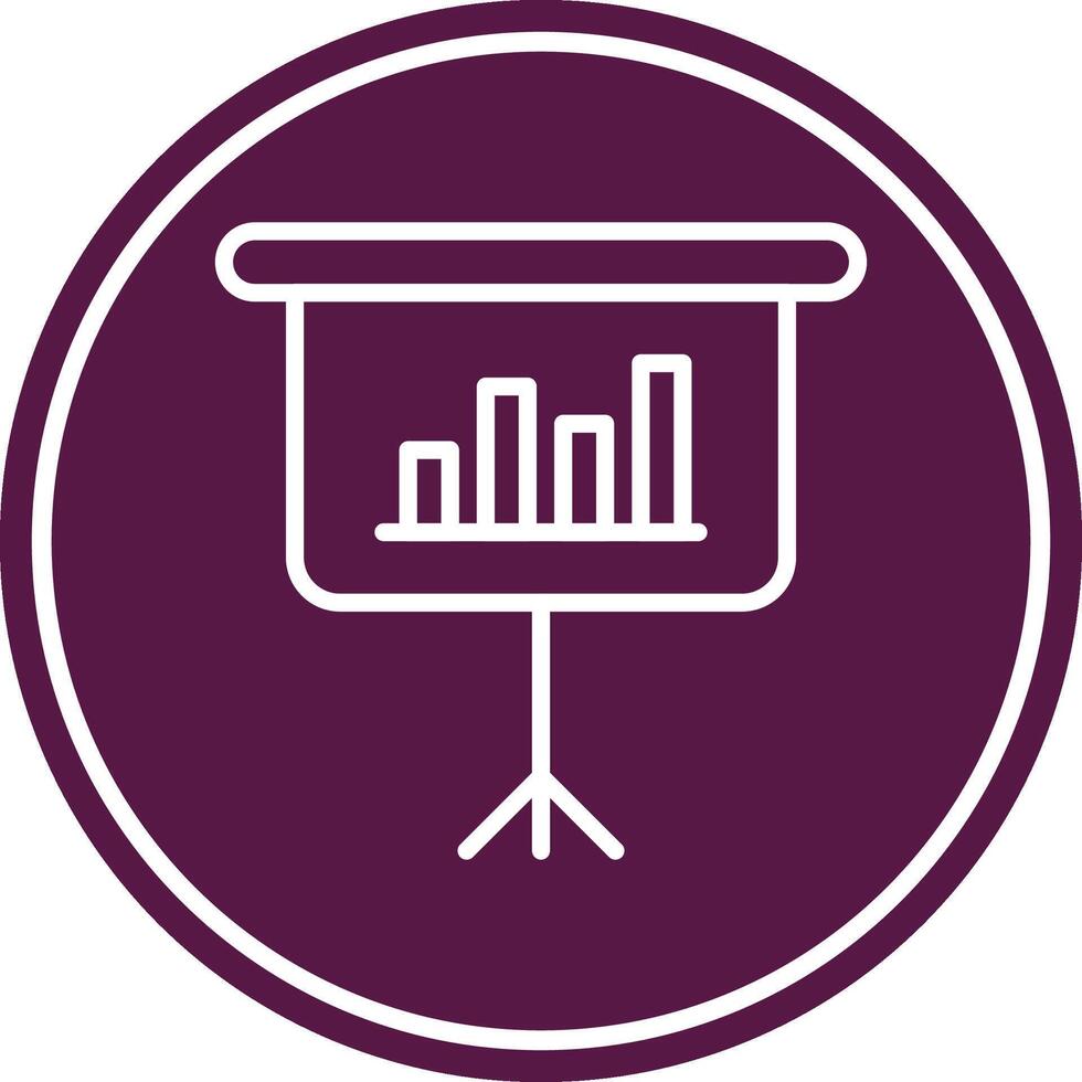 Presentation Board Icon vector