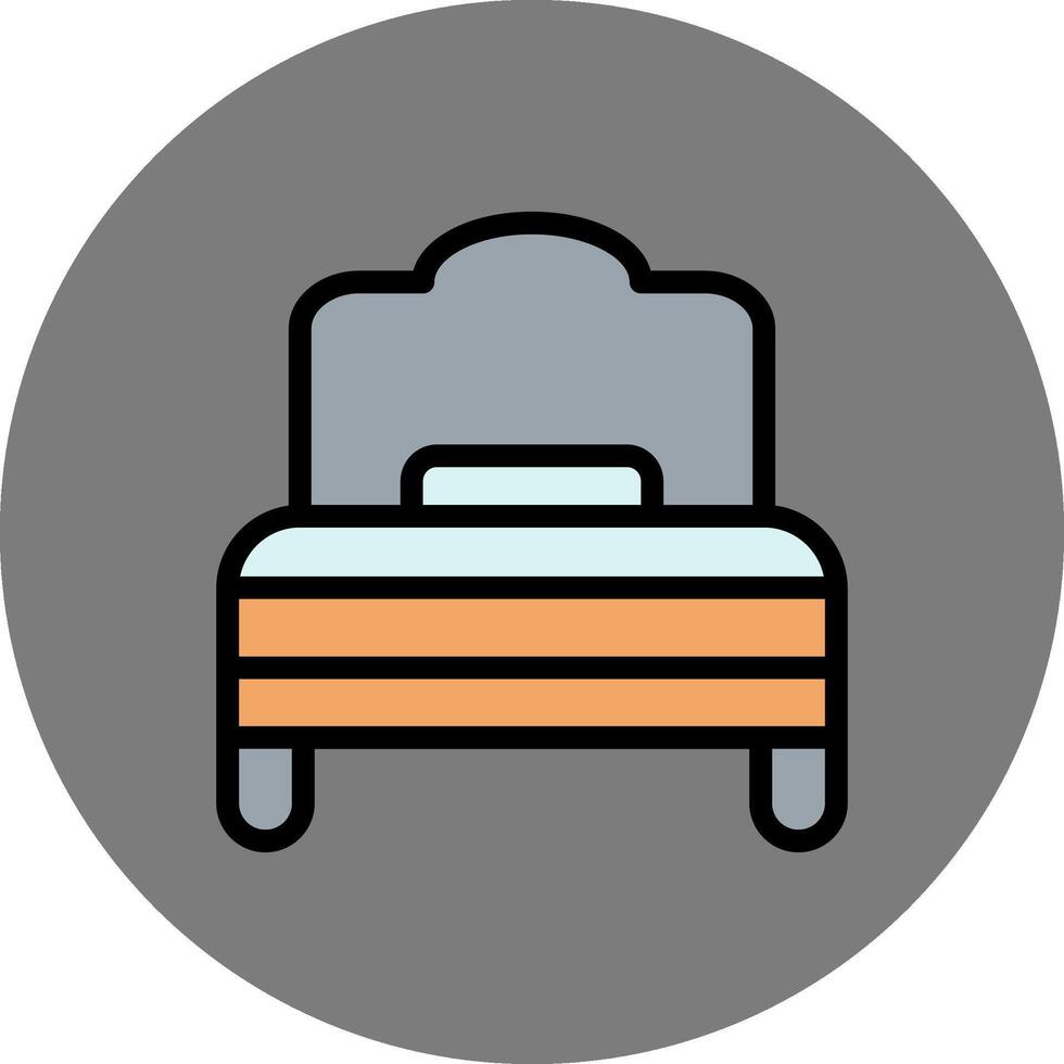 Rest Filled Grey Circle Icon vector