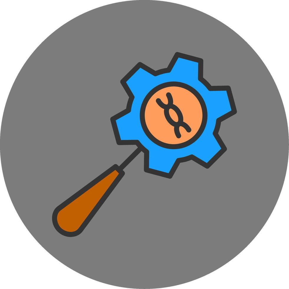 DNA Test Icon vector