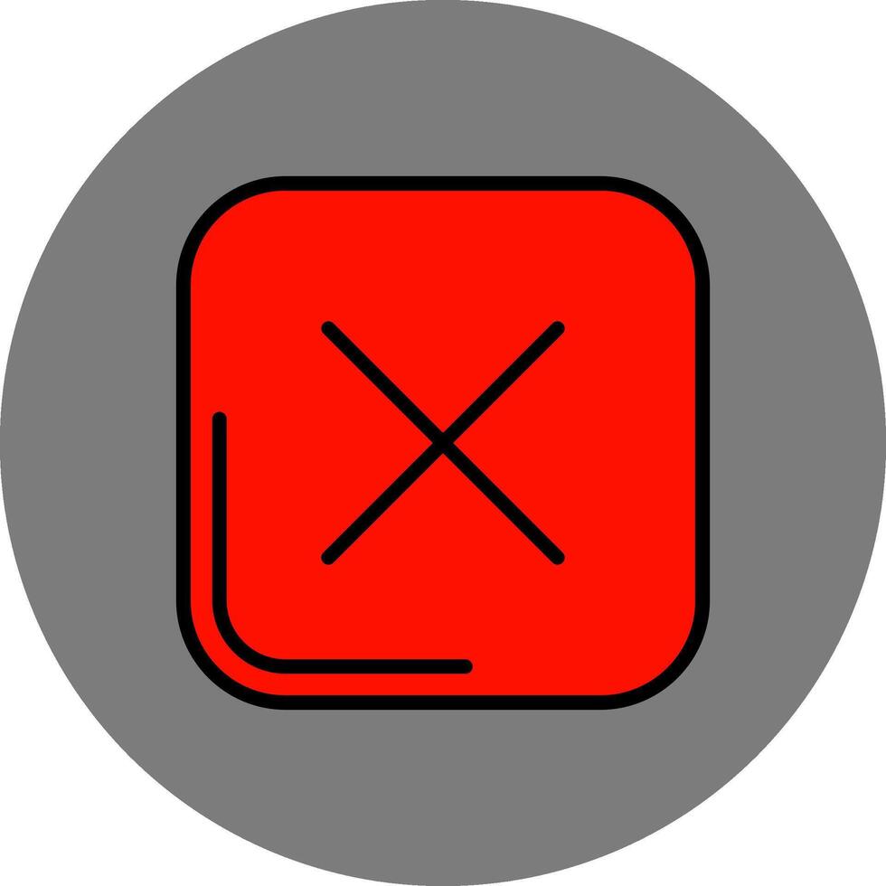 Interface Filled Grey Circle Icon vector