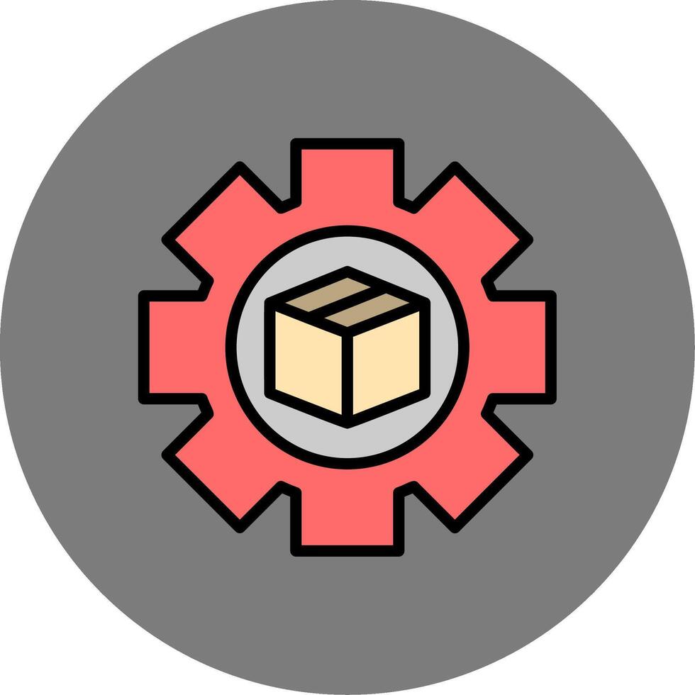 Setting Circle Icon vector