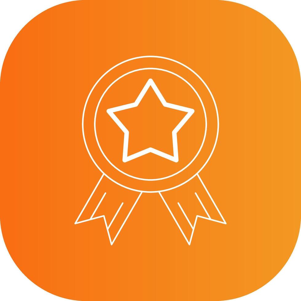 Win Line Gradient Curve Icon vector