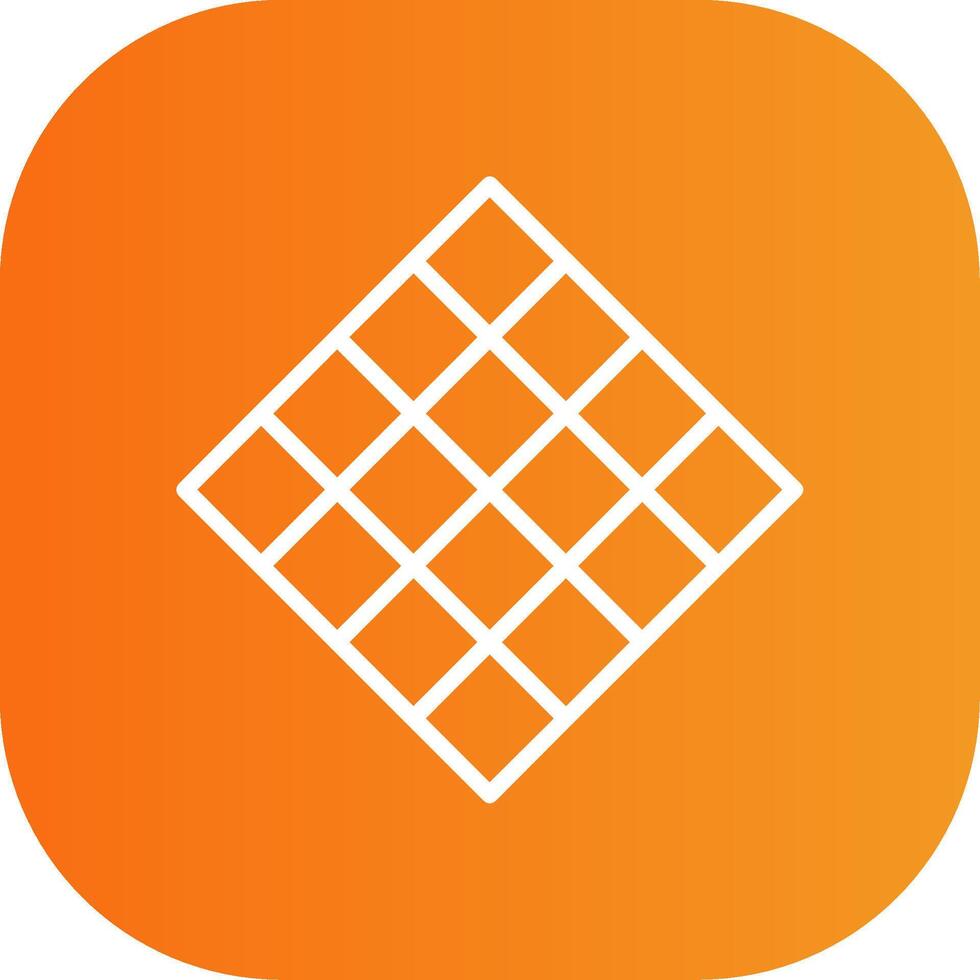 Tiles Line Gradient Curve Icon vector