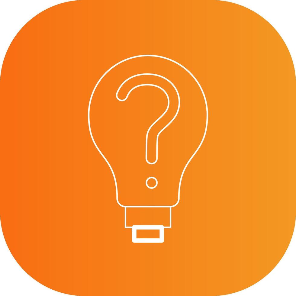Decision Making Line Gradient Curve Icon vector