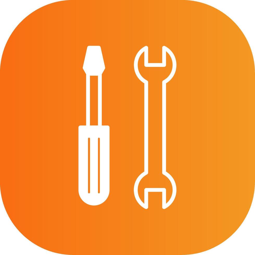 Tools Glyph Gradient Curve Icon vector
